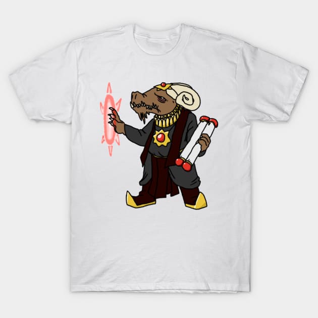 Dragonborn Cleric T-Shirt by NathanBenich